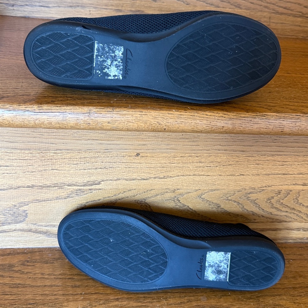 Clarks Cloudsteppers black ballet flat removeable… - image 13